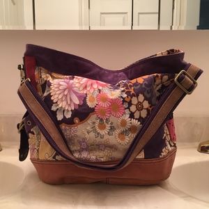 Lucky Brand Slouchy Floral Hobo Bag